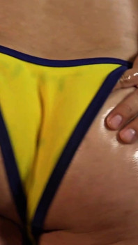 Horny femboy latino oil ass fingering play and jerking off