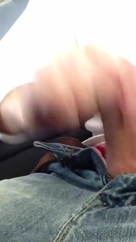 Extrémní detail! klasické video z mých dnů honění v autě, verbální honění, džíny boxers a opasek