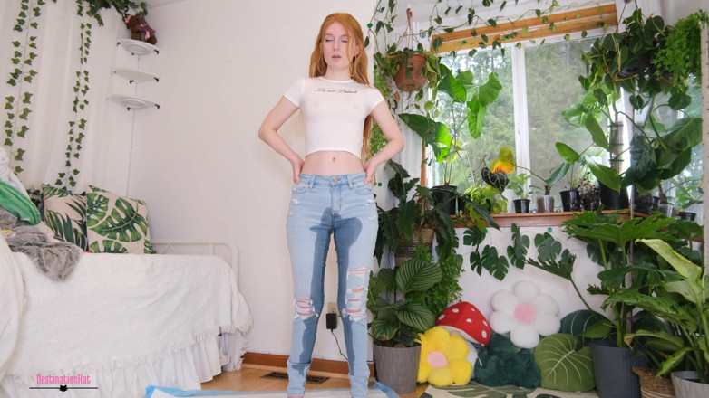 Destination Kat: Wet Jeans and Panty