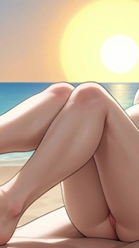 夕日を見ながら口で喜んでほしいの?