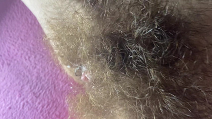 Cuteblonde666: Close up wet hairy pussy big clit