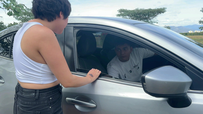 ManuelaAlvarez: Sexy Girl Who Asks Me to Take Her Home Because...