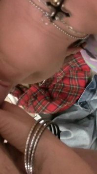 Bridgette Powell gives a blowjob for the first time