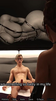 Une belle-mère offre sa chatte à son beau-fils - Sexbot n° 43, jeu porno animé, let’s play