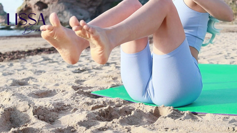 Lissa Brown: Yoga on the Naked Beach