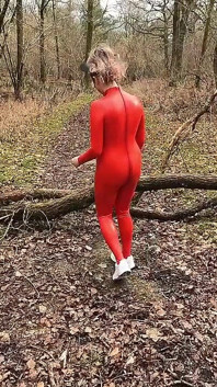 Combinaison en latex, sueur