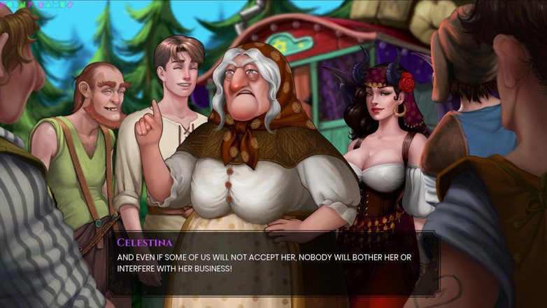 Porny Games: Wat een legende! Seks met sexy Gispsy, in het magische...