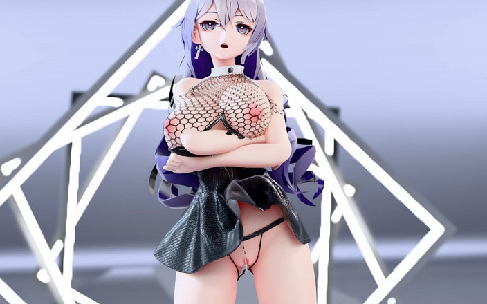 MikuMotion: Duck mare Queencard pescuit net costum strâmt mini fustă pearl...