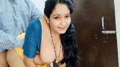 Big Boobs Bhabhi Sex with Landlord for Her Debt
