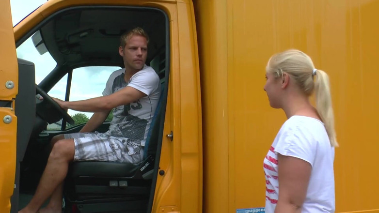 German amateur - 100% German hardcore videos: Blonde milf gets fucked in the back of the truck