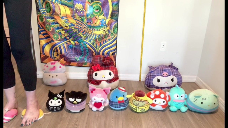 Peppermint Giantess: Plushie Stomp - размер 16 футов, топка с начинкой, коллекция игрушки