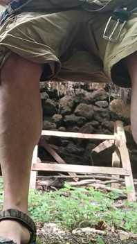 Pee Outdoors, Let's See if Someone Catch Me!