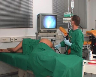 Rubber & Clinic Studio - 1ATOYS: Gyno fetish - Colonoscopy anal exam