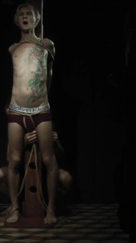 Nicky Tied to Pillar and Electro Paddl Tis1