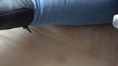 I put my dick through the big ass of a beautiful stepmother before fucking her