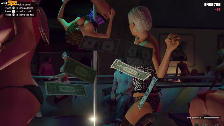 LewdArcade: Gta V Strip Club Nud Joc mod [partea 02] Vanilla Unicorn Strip...