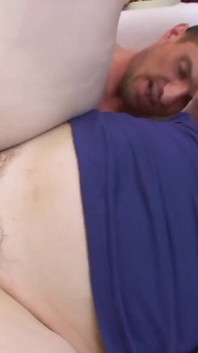 I fuck this sexy blonde with natural tits hairy wet pussy until my cum splashes on her face