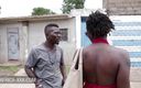 Africa-XXX: Chica vendedora de ébano seducida para un sexo apasionado