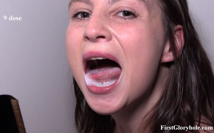 First Gloryhole: Terezka - Lover of Swallowing Part 1