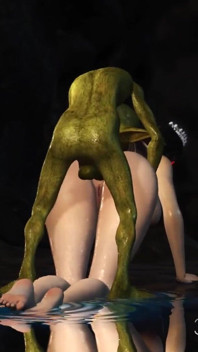 Sesso bollente! La bella giovane regina viene scopata duramente da un mostro verde di Google nella grotta mistica
