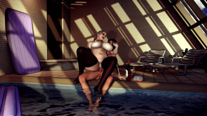 Wraith ward: Emerald Riding Stepson's Dick in the Pool