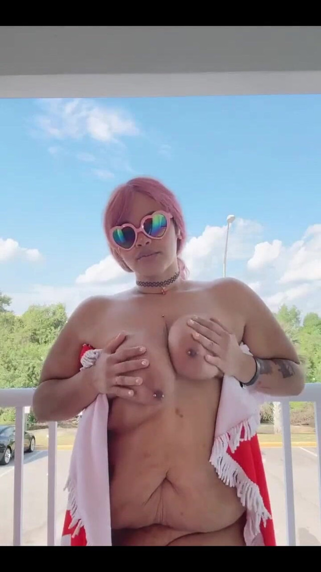 Can Someone Just Bend Me Over This Railing and Make Me Cum in Front of Everyone? (Big big cherry)