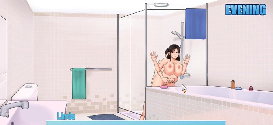 LoveSkySan69Real: Domácí práce - Beta 0.15.1 část 41 Linda Sprcha a sex v posteli od...