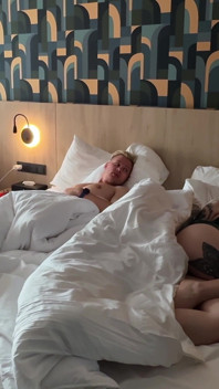 Step Stepmom Shocked When Step Stepson Cums on Her Face in Hotel Share Bed! Full Video