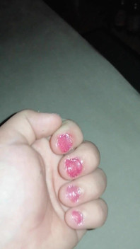 My Nails on My 18 Birthday