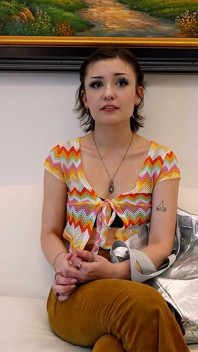 Wendy Inked Brunette Coed Audition Toys Rimjob and Greedy Swallow!