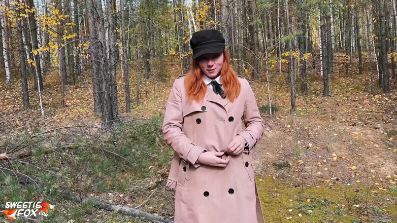 Sweetie Fox: Redhead student sucked and fucked with classmate to keep warm...