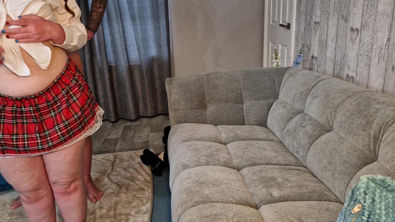 Mr D and Miss C: Em pêlo fodendo sexo a três com minha enteada