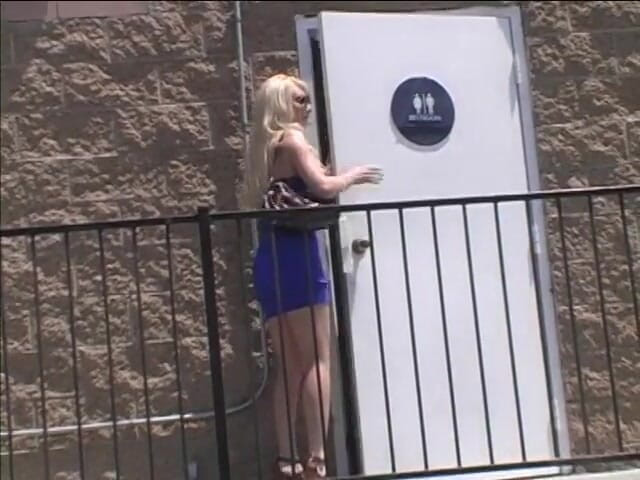 Glory Hole Babes: Blonde Whore Eats Cum After Hot Gloryhole Blowjob Action