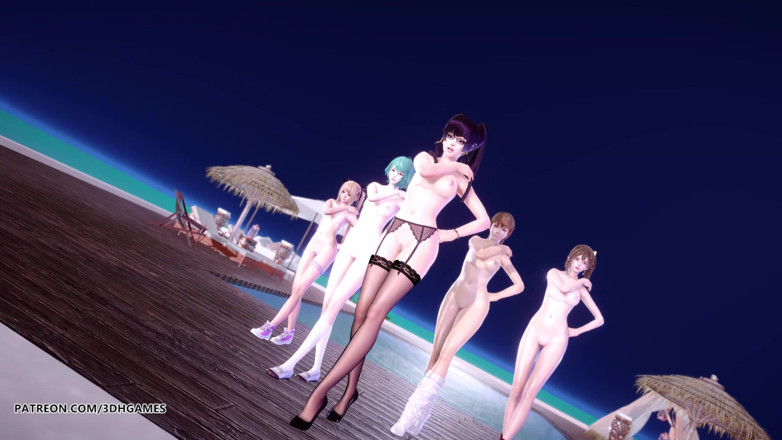 3D-Hentai Games: [MMD] 2 Phut Hon Dans nud sexy Marie Rose Tamaki Misaki...