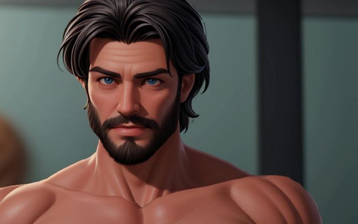 Erotic Man: Onwerkelijke hunks knappe 3D cgi-mannen