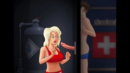 Hornysexes: Summertime Saga Doctor Treatment and Cumshot