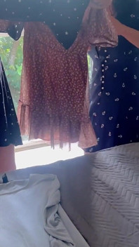 Wifebucket Amateurs - Playful Girlfriends Try Each Other's Dresses and Pussies