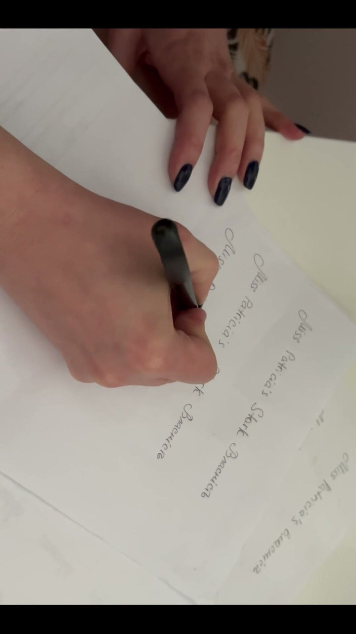 Dominatrix Miss Patricia Stark: Composing Sketch for My Slave’s Tattoo