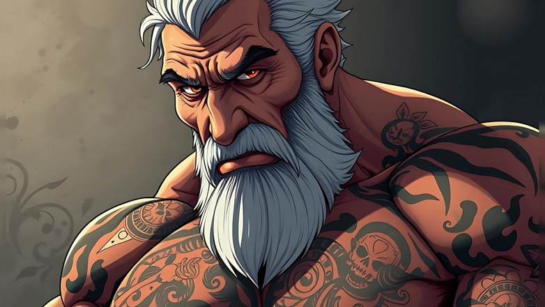Erotic Man: Ai Muscle和 Fantasy Tatoo Men