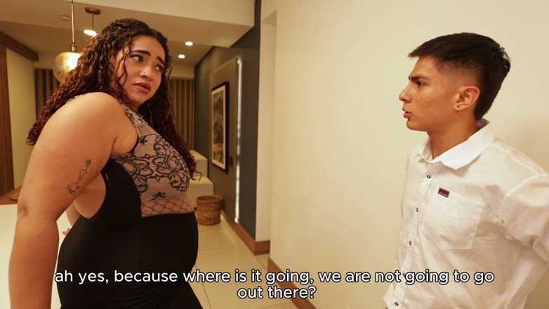 Hanna Miills: Parte 1, novo genro musculoso fode sogra rabuda