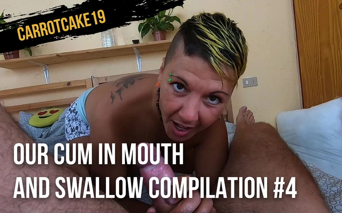 bekycarril: Our cum in mouth and swallow compilation #4