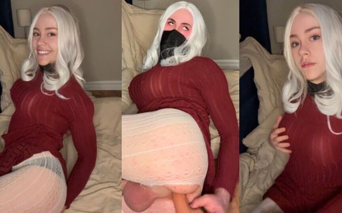 Fembaby: Petite Femboy Teen Riding Cock Slowly