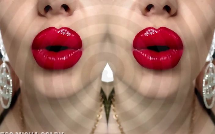 Goddess Misha Goldy: Pelatihan kecanduan bibir! Jadilah benar-benar dicuci otak! Goon Jerk 9