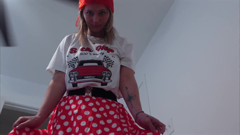 Kink in Time: Fantasi raksasa 4k peyton si cewek sange 50-an lagi asik - pov