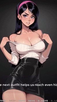 Moje nová přítelkyně [ Tabu hentai hra ] Ep.35 Moje přítelkyně ráda ukazuje své latexové prádlo starším mužům!