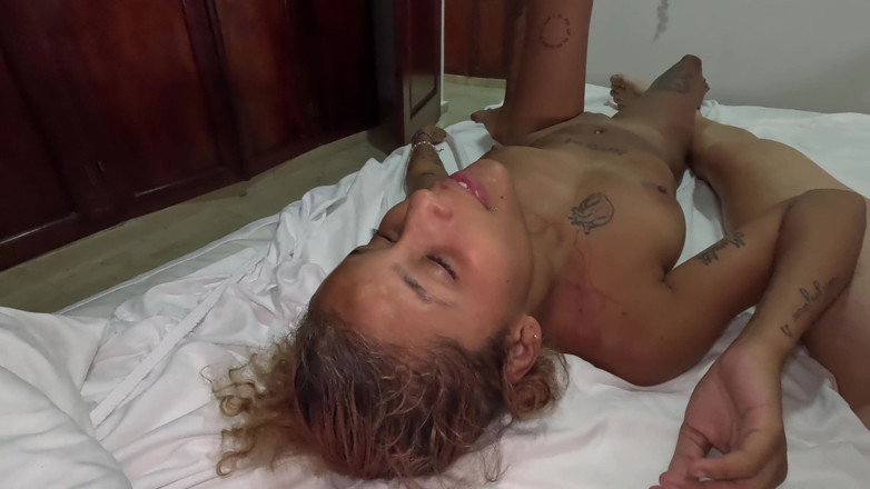 Alex Goes: 18yo Ebony Latina Getting Creamed up with Cum