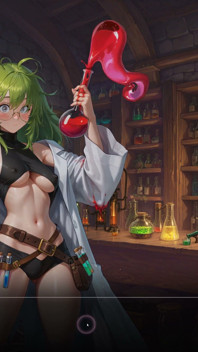 Isekai: Permainan waifu overlord bahagian 8 - Ophelia, Lily, dan Doctor Flamel H-scenes