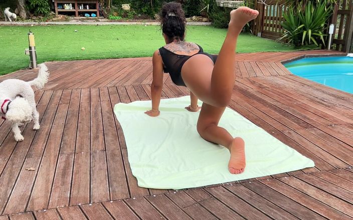 Miss Fluo: Glute träning i gardeen