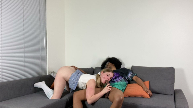 Eliza Eves: Eliza Eves Fucks Dorky Dariens Huge Cock