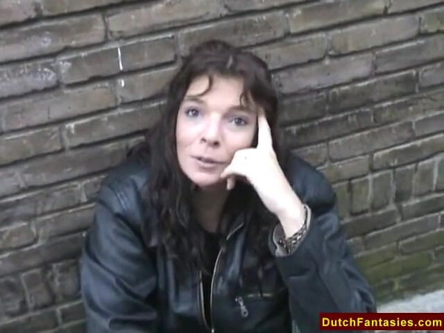 Dutch Fantasies: Brunette milf gets her wet pussy fucked and fingered